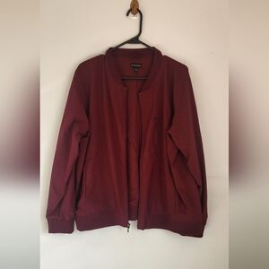 Banana Republic Maroon Bomber Jacket